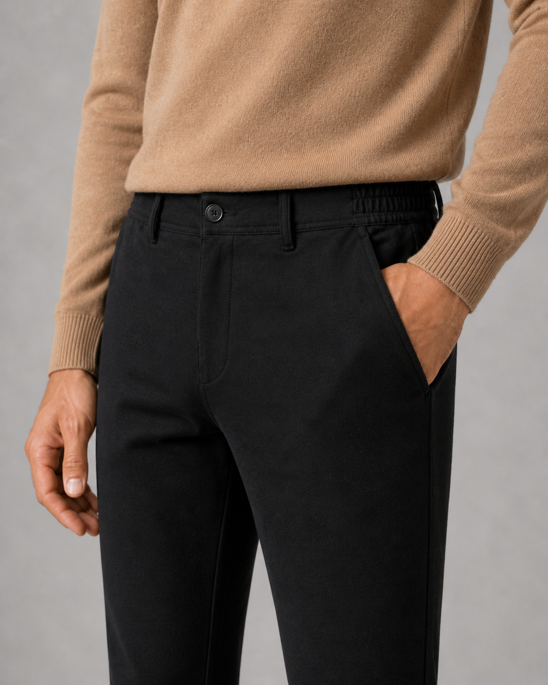 3308NE - PANTALON RISTRETTO NEGRO